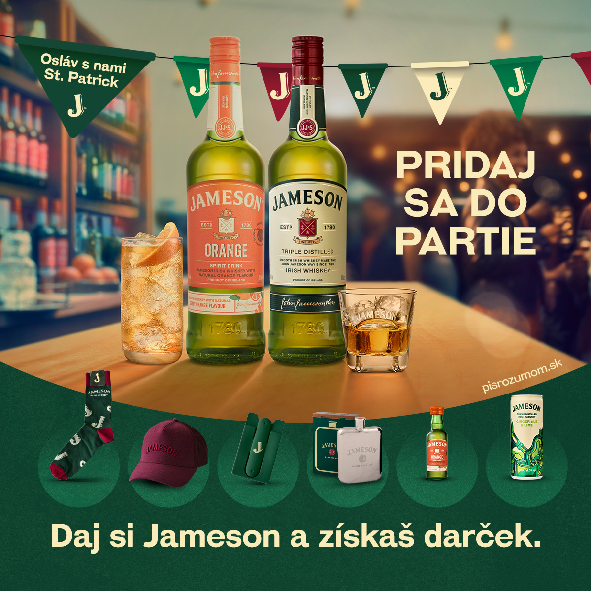 Od dnešného dňa 17.3. St. Patrick's Day máte možnosť súťažiť s @jamesonsk u nás v Spilke! 🍻🍀💚
🍀 Objednaj si 2 Jameson drinky a získaj žreb - KAŽDÝ ŽREB JE VÝHERNÝ‼️💯
✅ hrá sa o 52 CIEN #objednaj2aVYHRAJ
Však je dnes piatok, tak čo budeš⁉️
🍀 Zober kamošov a poďte si užiť deň do Spilky s Jameson drinkami, zeleným čapovaným pivkom a skvelou kuchyňou! 🍻🍀💚
🍻 NA ZDRAVIE ST. PATRICK ✅
#svätyPatrik #zelenépivo #reštauráciaSpilka #Bratislava #tradičnákuchyňa #oslava #dobréjedlo #priatelskáatmosféra