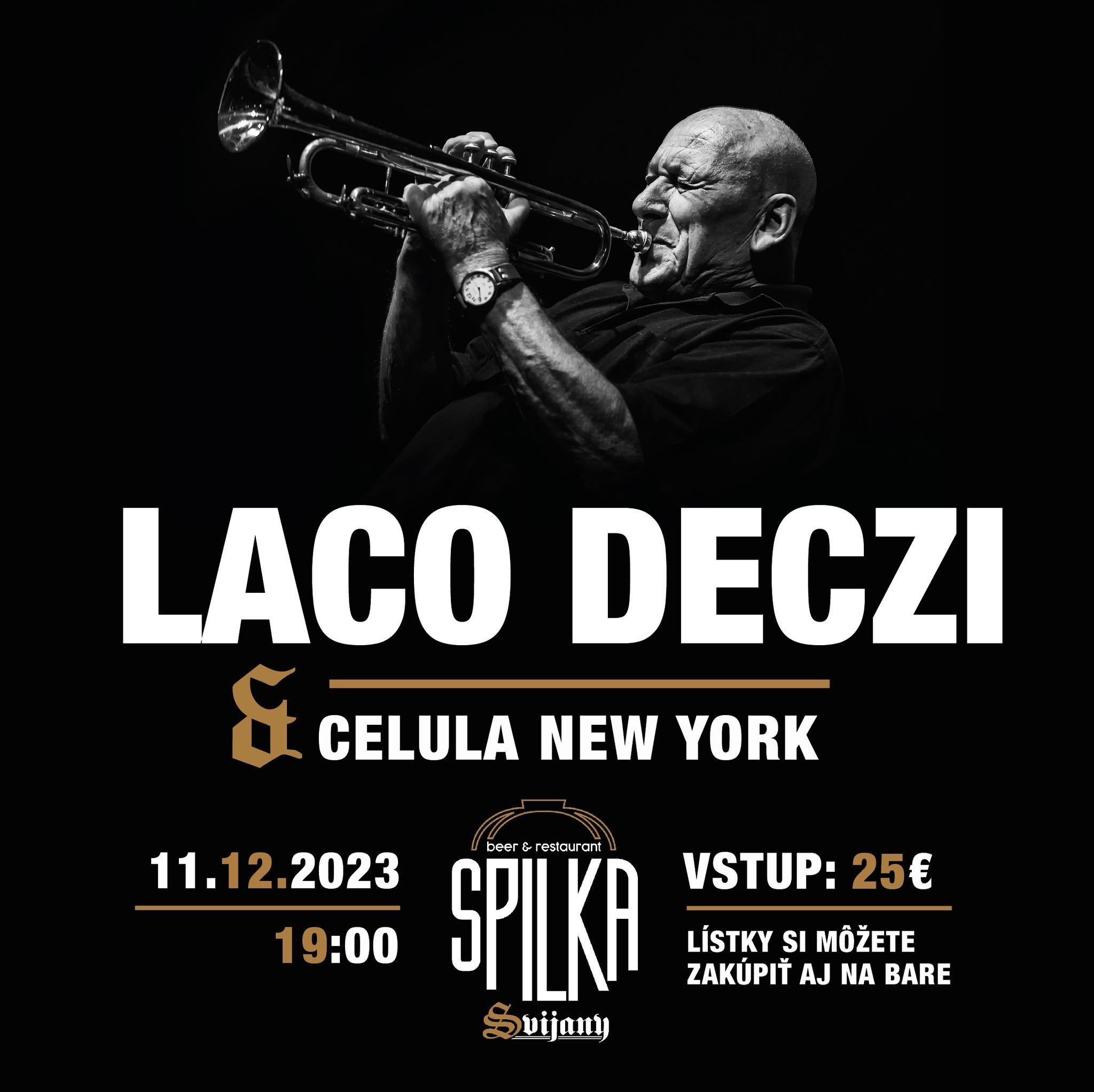 KONCERT!🎶
V pondelok 11.12.2023 sa môžete tešiť na famózny koncert BLUE MONDAY - Laco Deczi & Celula New York. 🤩
Všetkých vás srdečne pozývame na koncert legendy československého jazzu, trumpetistu, skladateľa a kapelníka Laca Décziho a kapely CELULA NEW YORK. Na klávesoch zahrá Walter Fishbacher, basovú gitaru povedie Michael Krásný a bicie bude mať na starosť Vaico Deczi.
Spríjemnite si pondelok kultúrou v krásnych priestoroch SPILKY, ktoré dýchajú históriou. 🫶
My sa už nevieme dočkať a čo vy?🤗
Link na kúpu vstupeniek nájdete v našom BIO.
#spilka #alwaysgoodreasontocome #beer #pivo #pivospaja #spilkarestaurant #koncert #lacodeczi